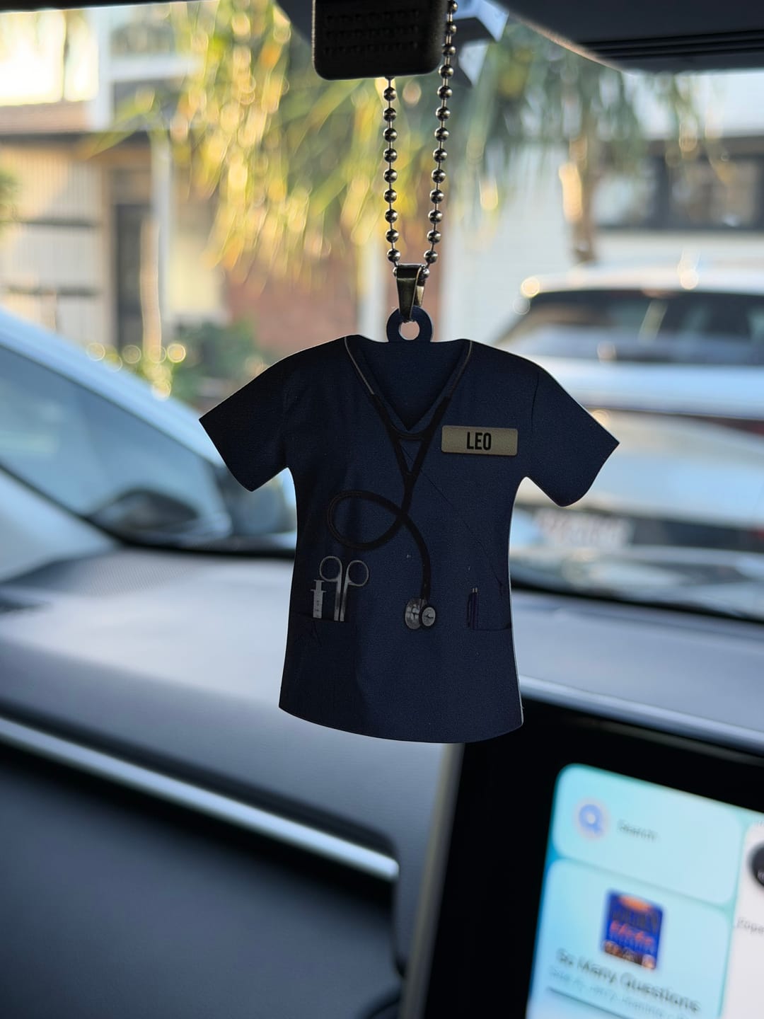 Customer photo review of Personalized Nurse Scrubs - Gift for Nurse Ornament