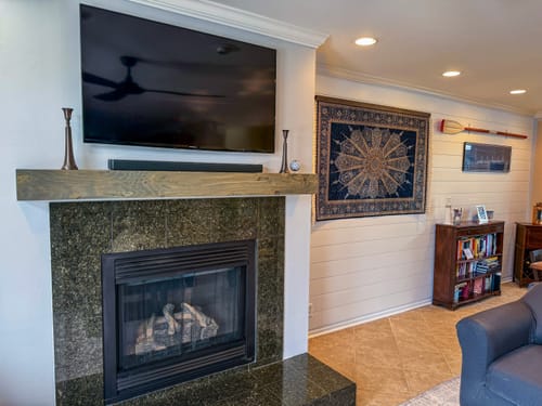 Customer photo review of Distressed Mantels