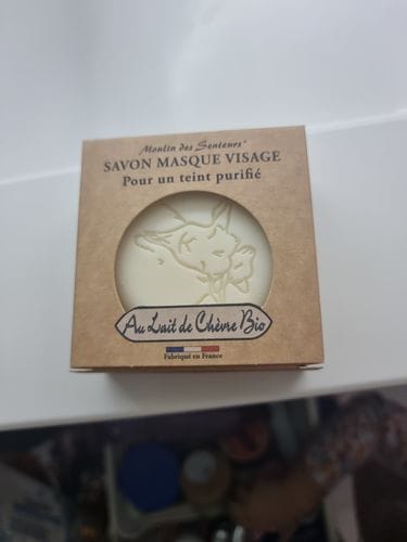 Customer photo review of Savon masque au lait de chèvre bio 100g