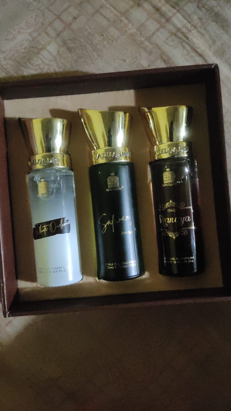 Customer photo review of Captivating Trio 3 Pcs Set Of Premium Perfume Spray