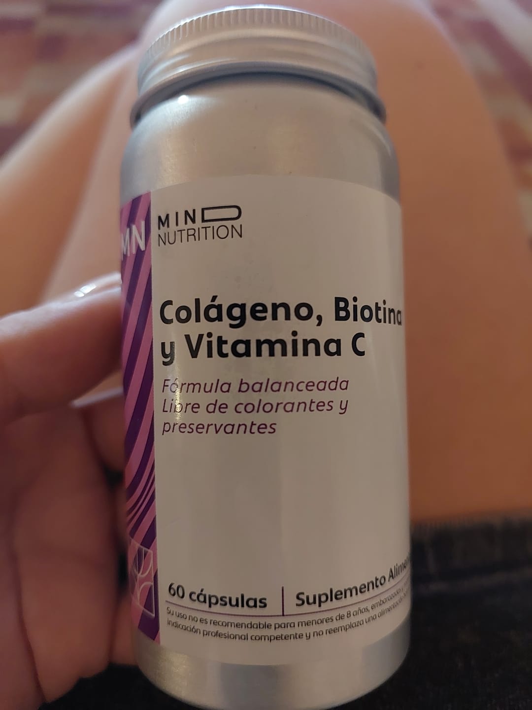 Customer photo review of Colageno + Biotina + Vitamina C