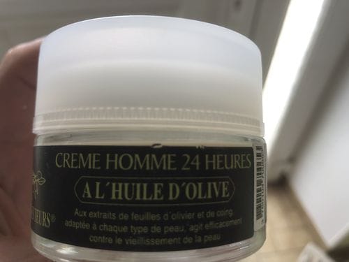 Customer photo review of Crème Visage Homme à l'Huile d'Olive 50 ml