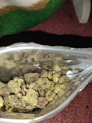 Customer photo review of Dank Grapes Exotic THCA Flower