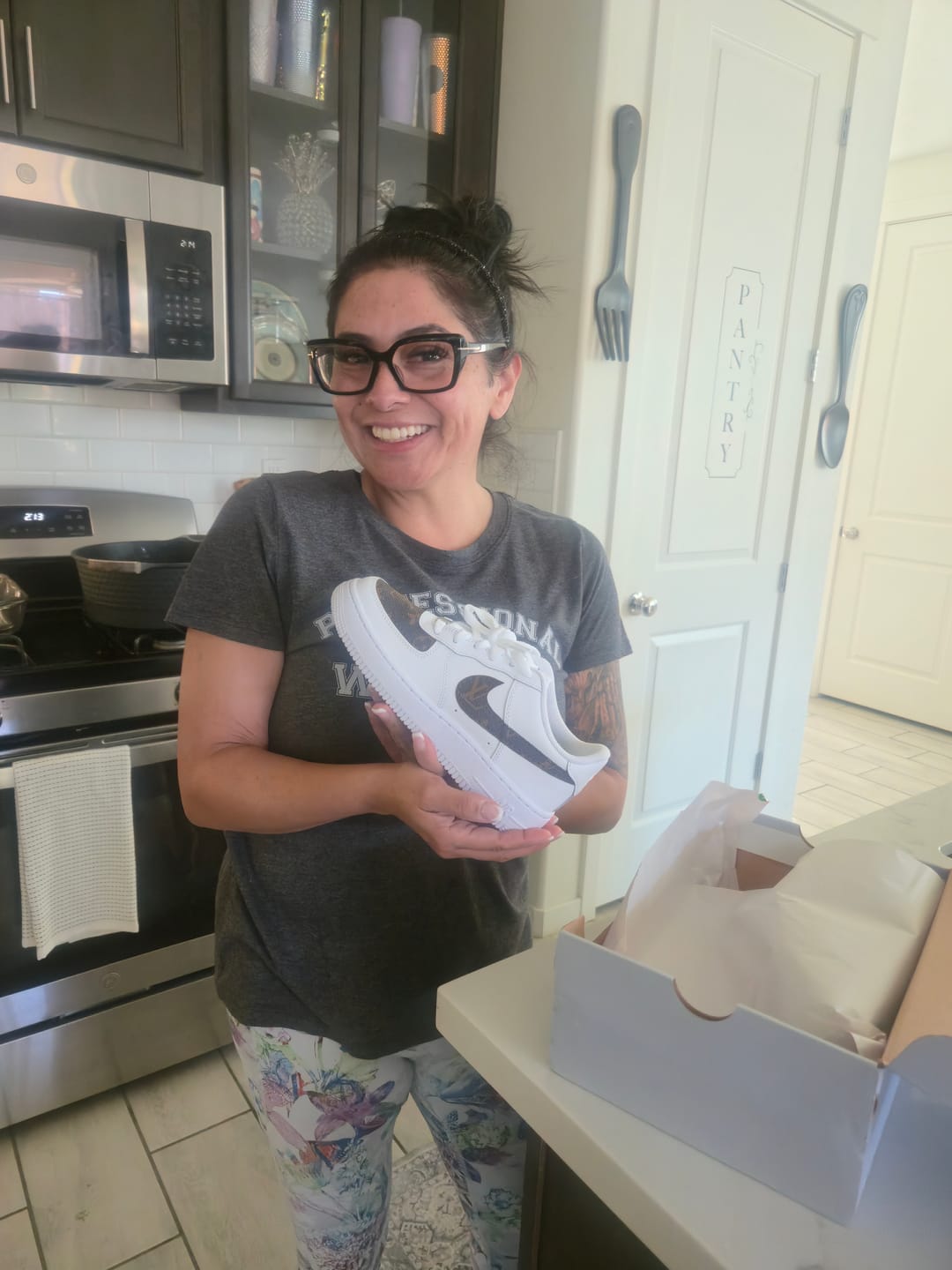 Customer photo review of OG Monogram Air Forces