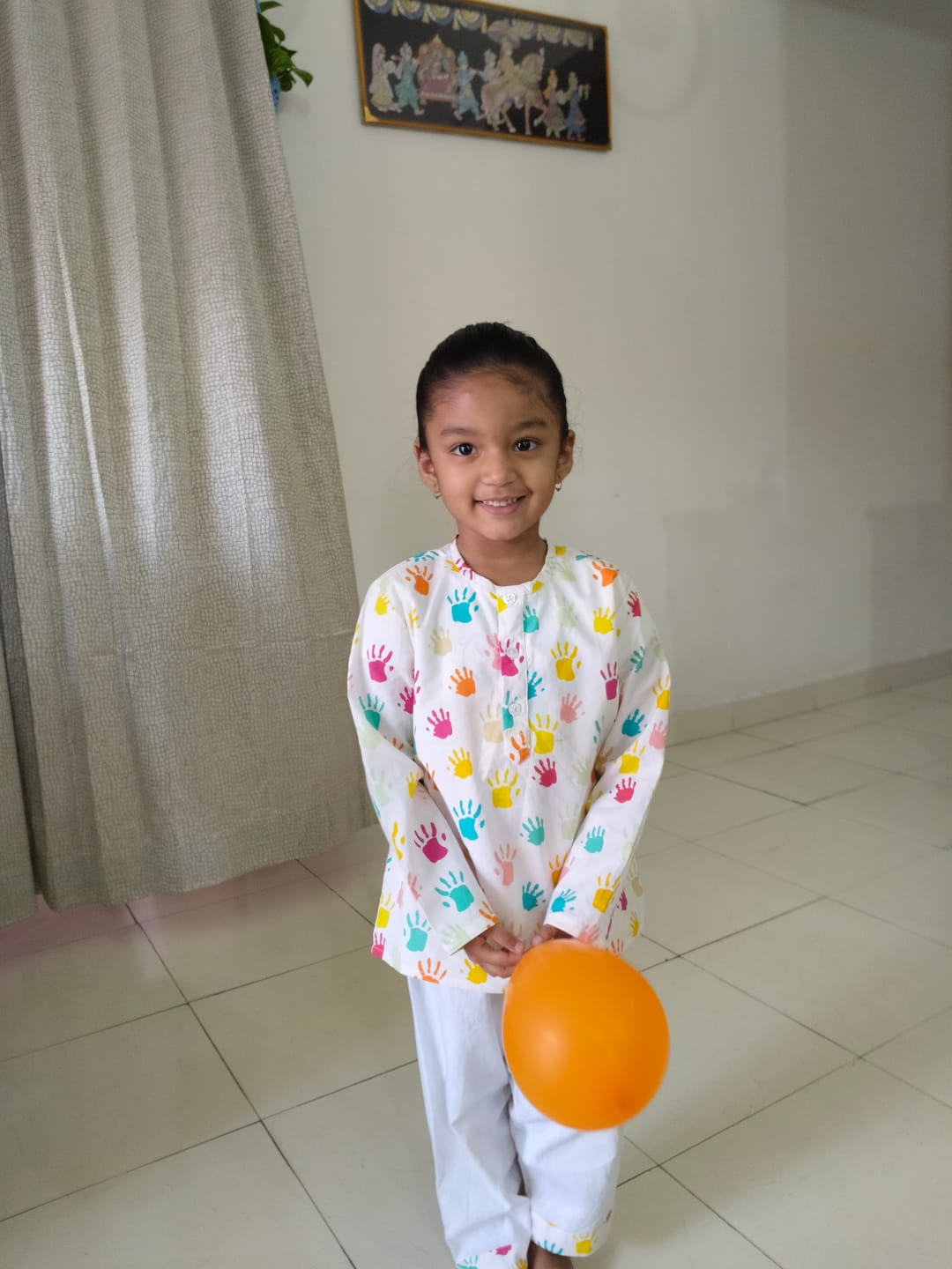 Customer photo review of Painted Palms Holi Kurta Pajama