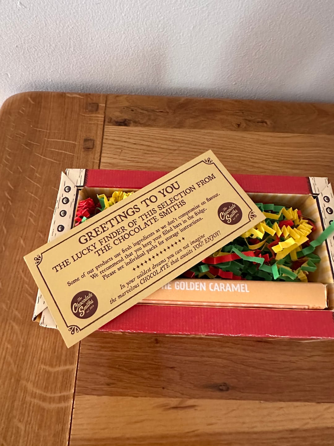 Customer photo review of The Golden Caramel Bizarre Bar 145g