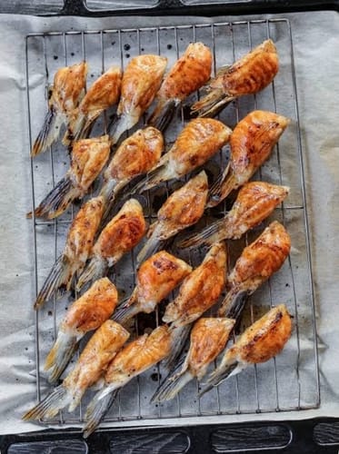 Customer photo review of Salmon Collars / Wings NZ Frozen