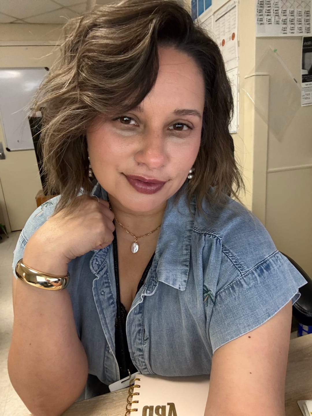 Customer photo review of Hanalei Pearl Coin Paperclip Necklace (Bundle)