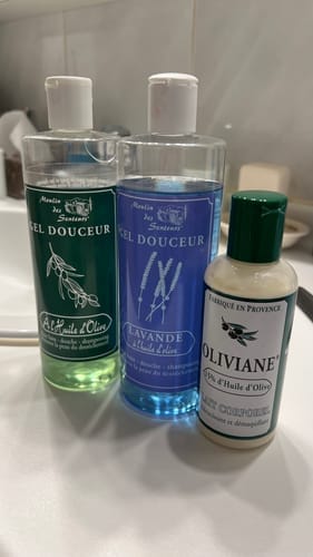 Customer photo review of Gel Douche à l'Huile d'Olive 500ml