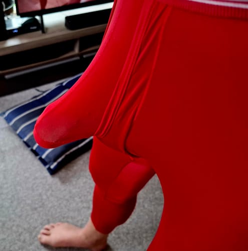 Customer photo review of Men's Mid-Rise Separation Sports Tights