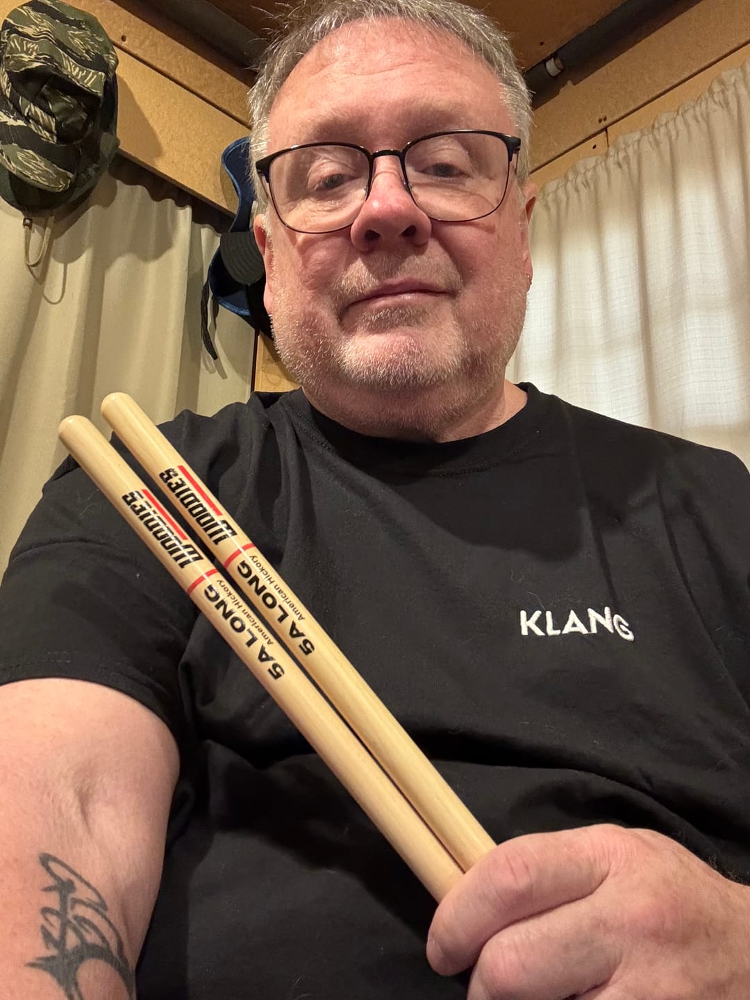 Customer photo review of American Hickory 5A Long Drumsticks