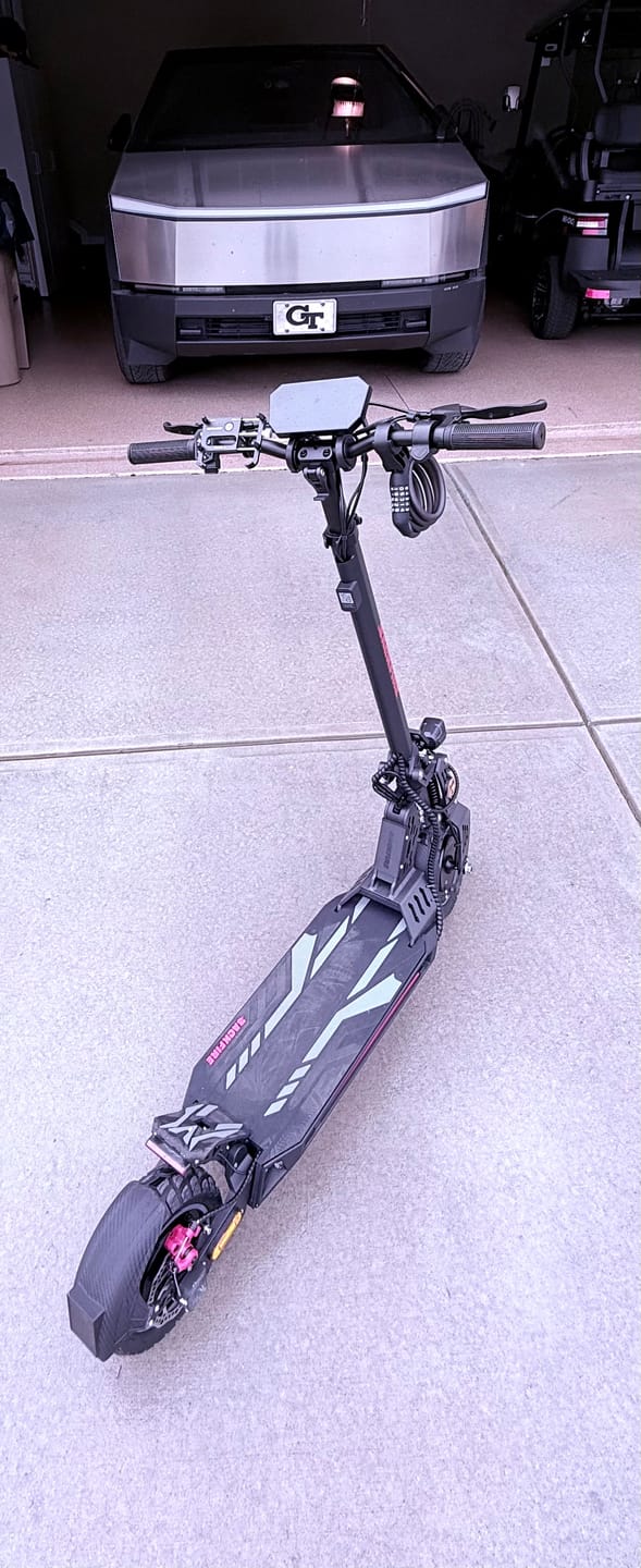 Customer photo review of Backfire M8 Electric Scooter with GPS and Samsung Battery