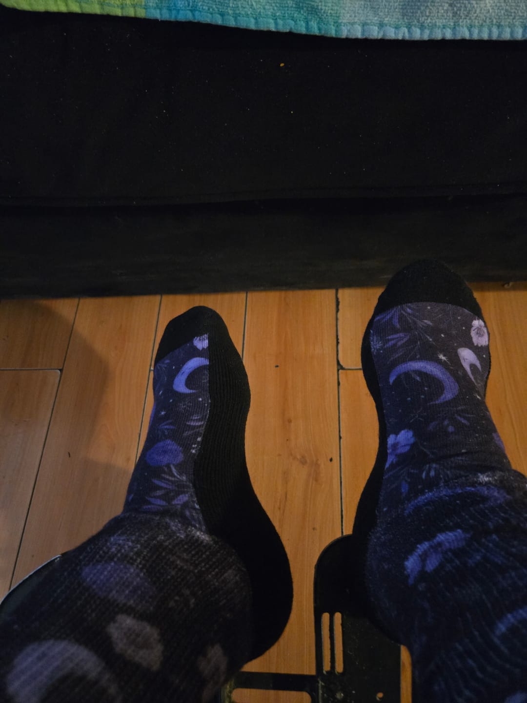 Customer photo review of Purple Moon EasyStretch™ Socks