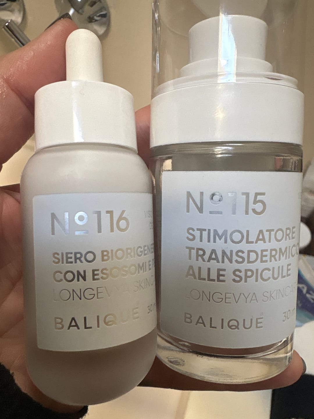 Customer photo review of BOX LONGEVYA – Trattamento Intensivo di Attivazione e Rigenerazione Cutanea