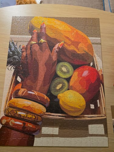 Customer photo review of Fruity Day Puzzle
