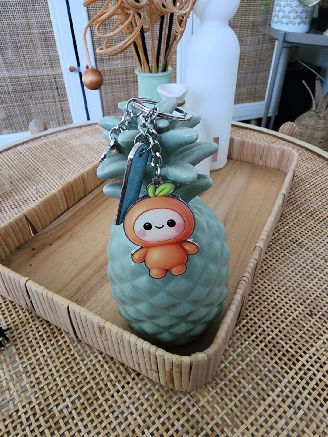 Customer photo review of Porte clé exclusif du pop-up store Jejuskin