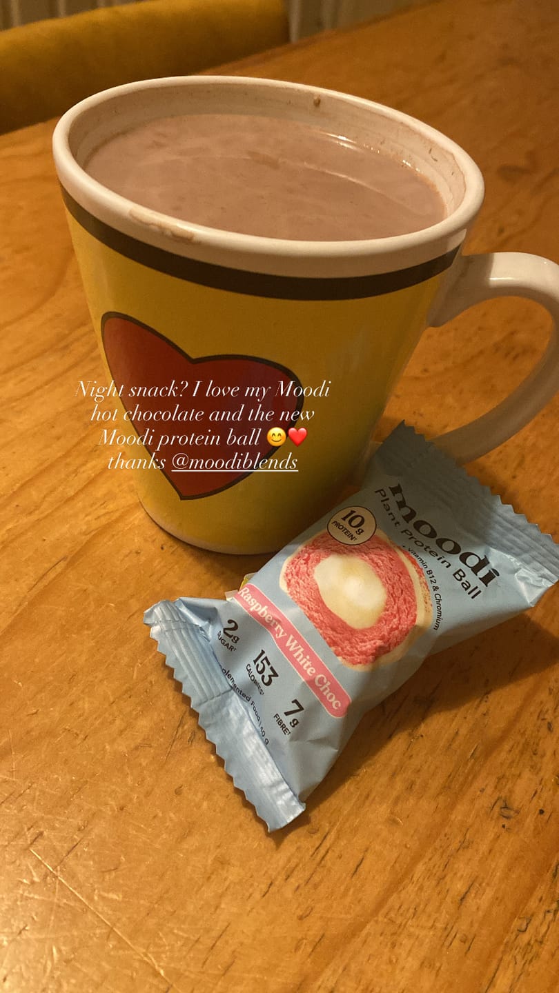 Customer photo review of Raspberry White Choc Plant Protein Ball