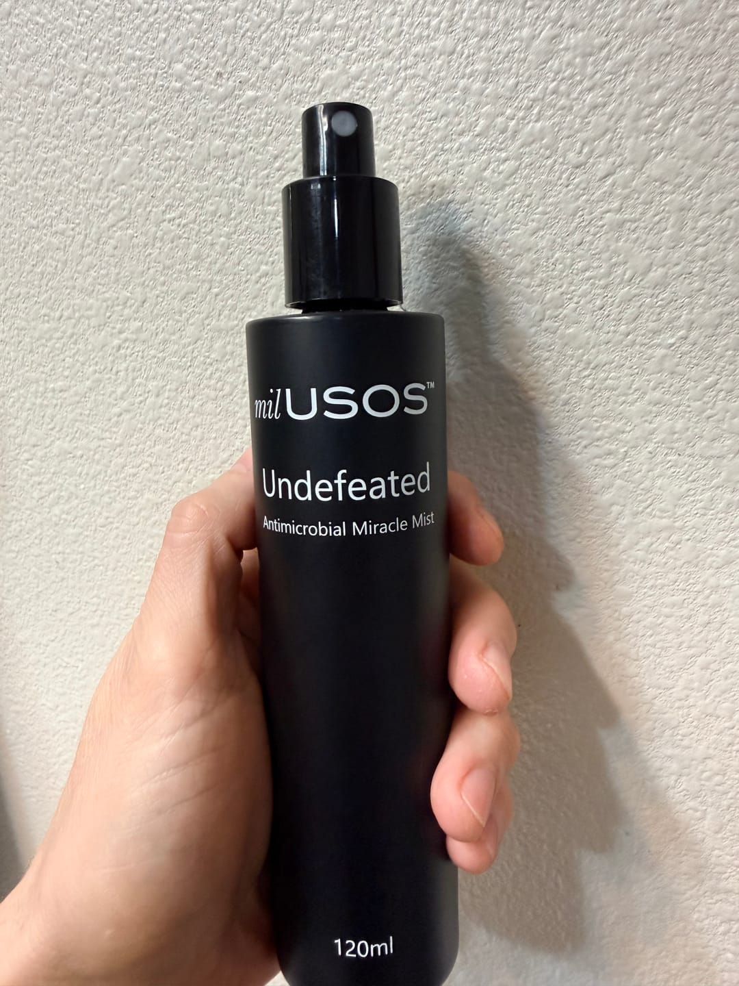 Customer photo review of Undefeated Miracle Mist
