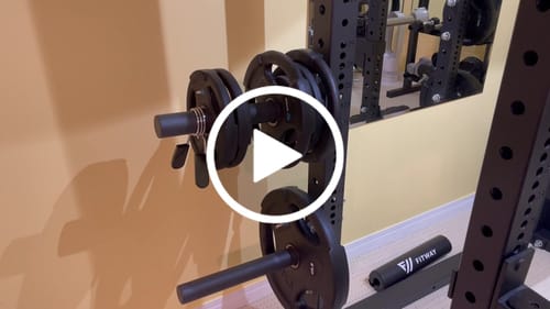 Customer video review of Fitway Olympic Rubber Grip Plate - 45lb