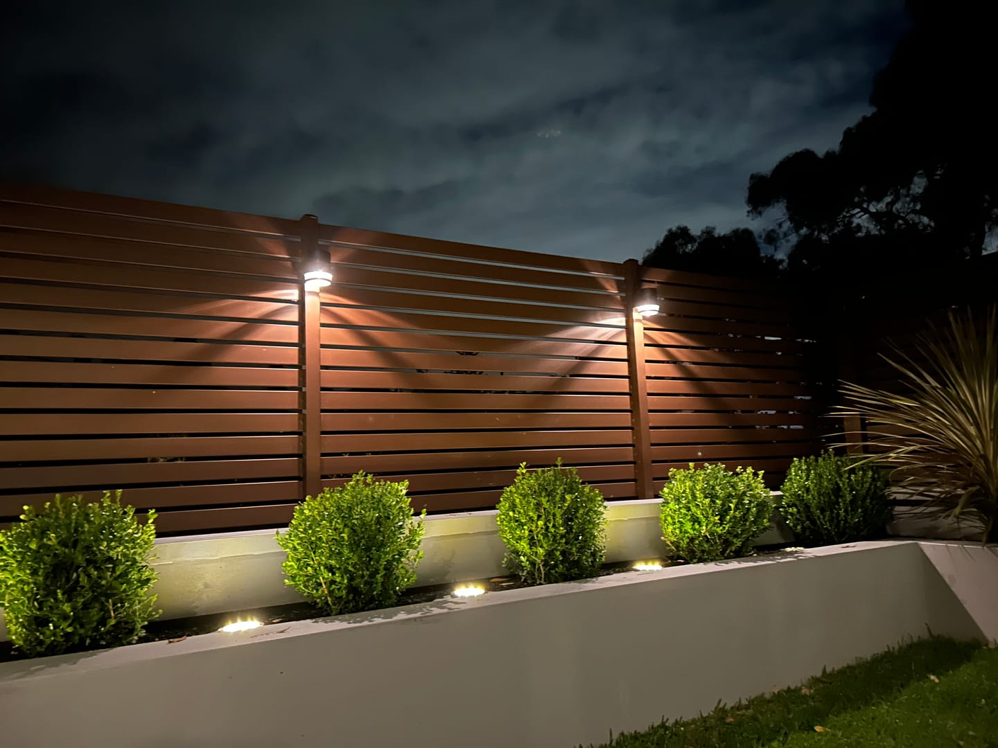 Customer photo review of Solar Ground Lights