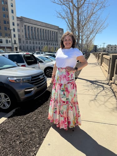 Customer photo review of teigan skirt