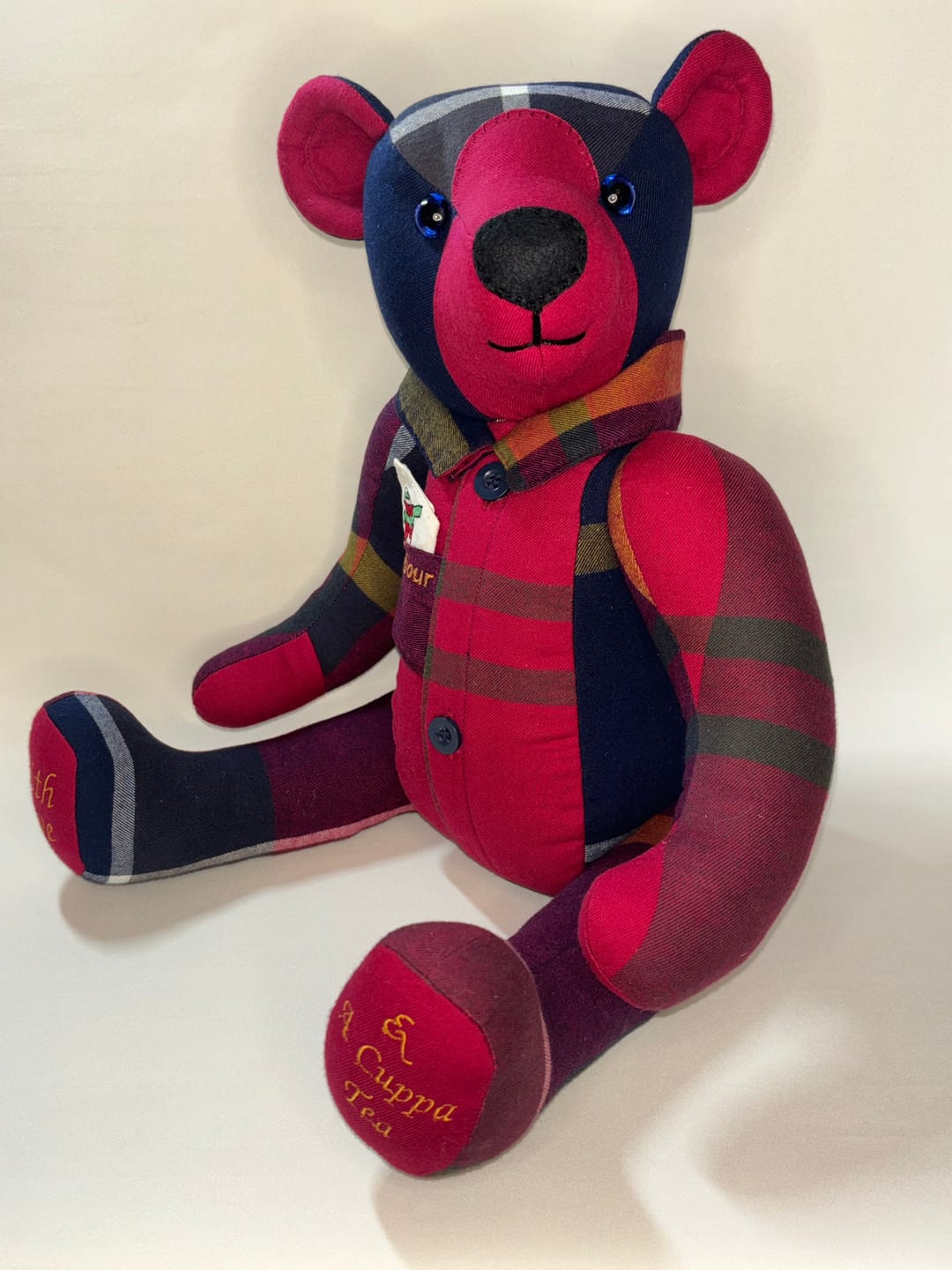 Customer photo review of Memory Bear FREE PATTERN