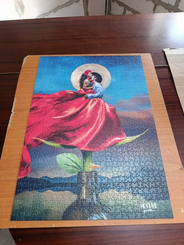 Customer photo review of Dvi dėlionės: „Turėti ir atiduoti“ ir „Love Is Rose“ po 1000 detalių