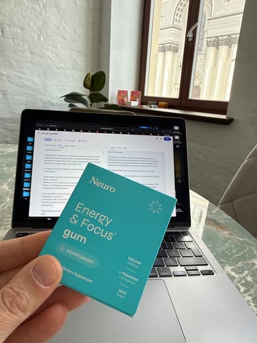 Customer photo review of Energy & Focus Gum