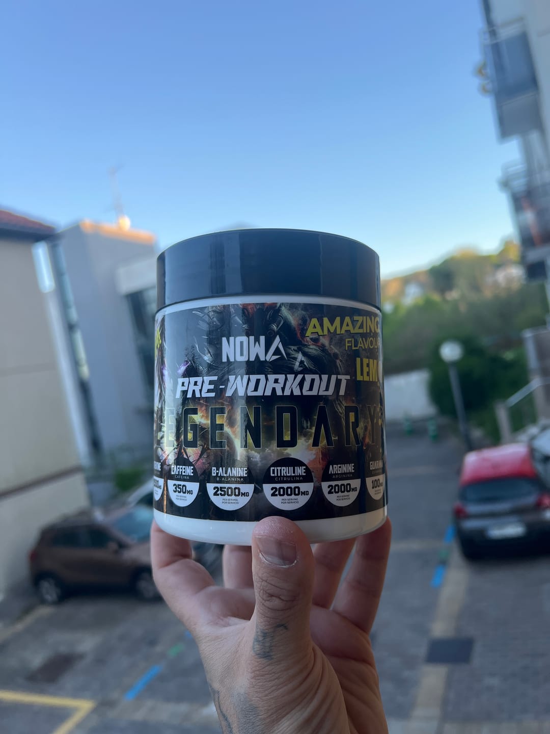 Customer photo review of Pre Entreno LEGENDARY Lima Limón - 300g