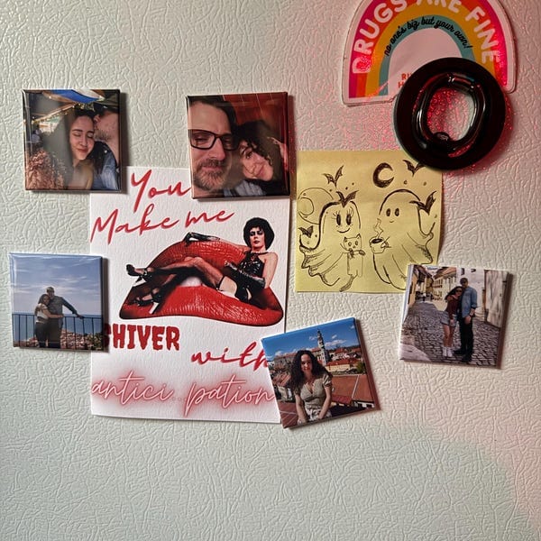 Customer photo review of Fridge Photo Magnets