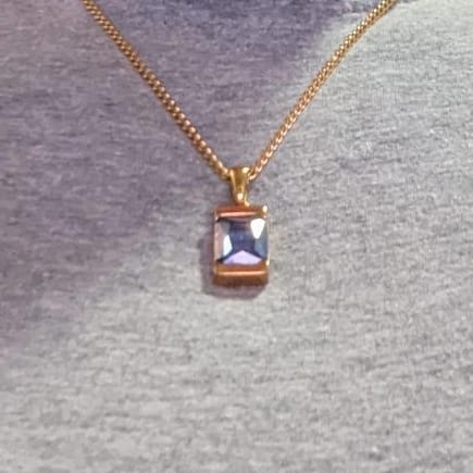 Customer photo review of Chip - Tanzanite