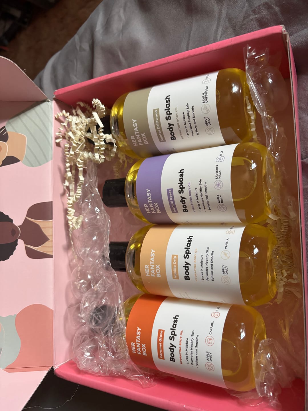 Customer photo review of Body Oil Gift Set