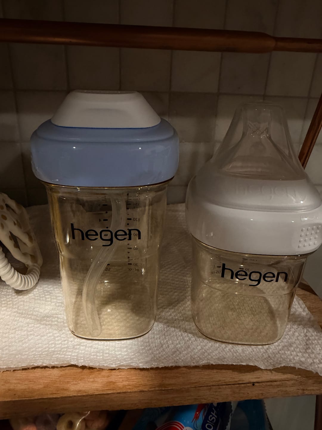 Customer photo review of Hegen PCTO™ 240ml/8oz Straw Cup PPSU Blue (Slow Flow) suitable for 6 months and above