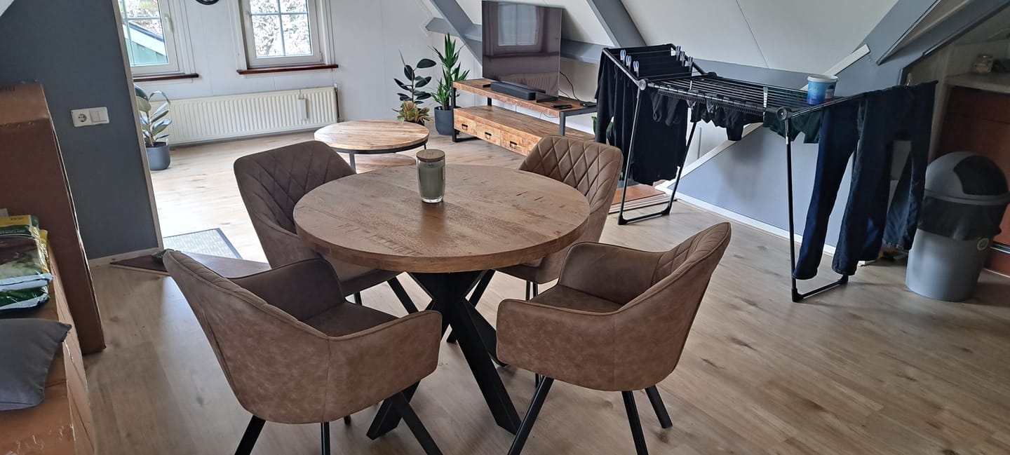 Customer photo review of Tenno draaibare stoel - Taupe