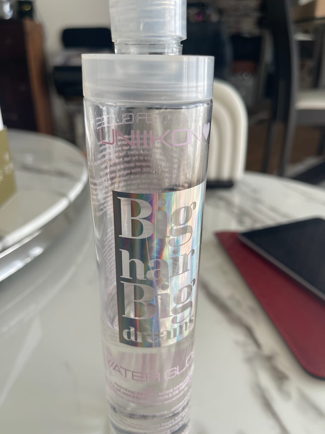Customer photo review of WATER GLOSS Eau Lamellaire Miraculeuse 300ml
