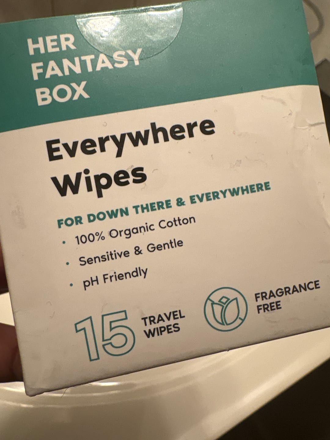 Customer photo review of Everywhere Wipes - Odor Removing Travel Wipes