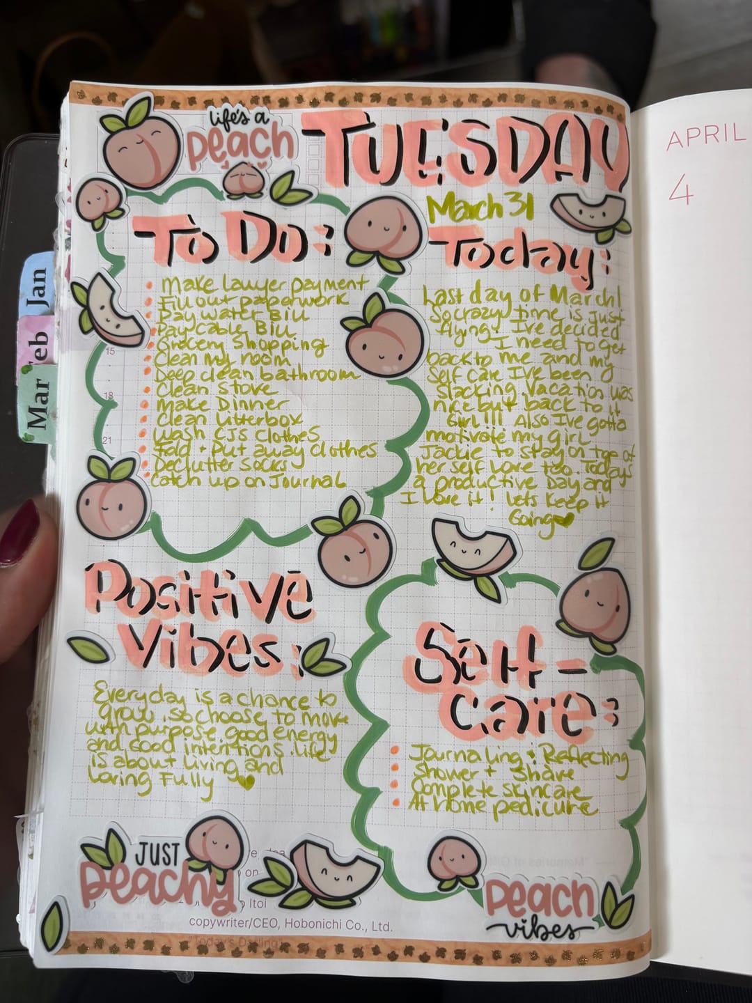 Customer photo review of Love You a Latte Sticker Sheet