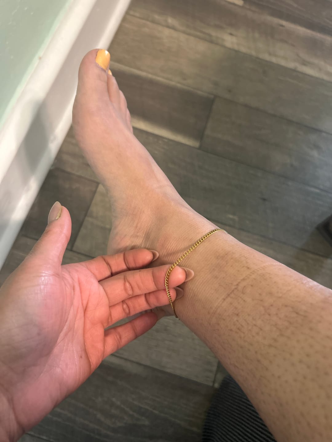 Customer photo review of Miami Anklet