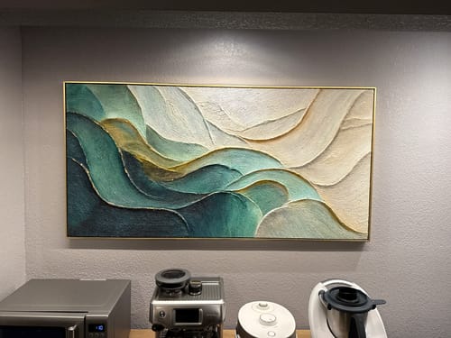 Customer review photo for Plaster Art Texure Painting #SG544