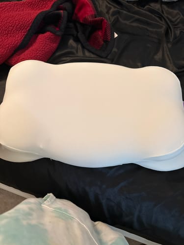 Customer photo review of Cloud Cooling Pillow Case