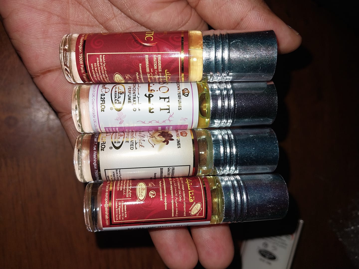 Customer photo review of Choco Musk Al-Rehab 6ml