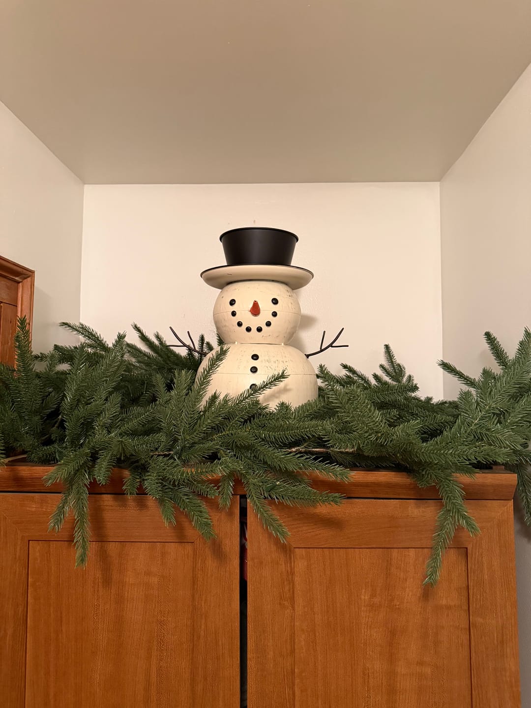 Customer photo review of Frosty Tin Snowman