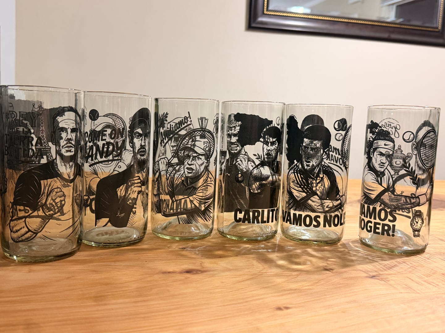 Customer photo review of GRAND SLAM - Juego de 6 Vasos