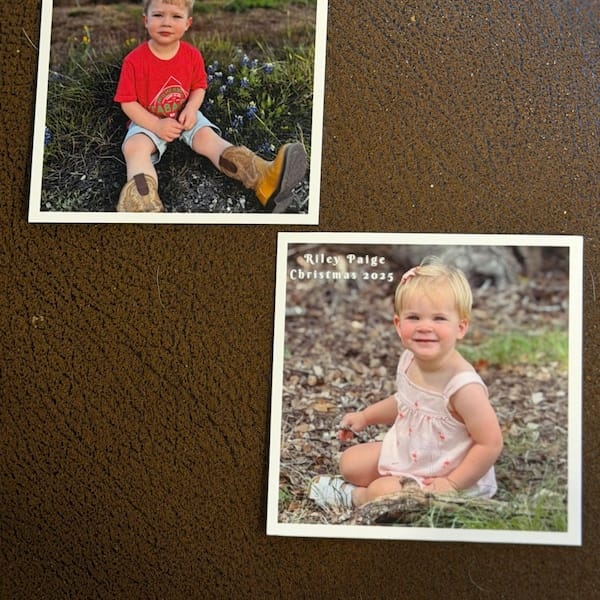 Customer photo review of Baby's First Birthday Magnet