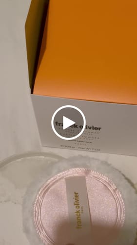 Customer video review of Franck Olivier Perfumed Body Powder - 200g Luxury Scented Dusting Powder