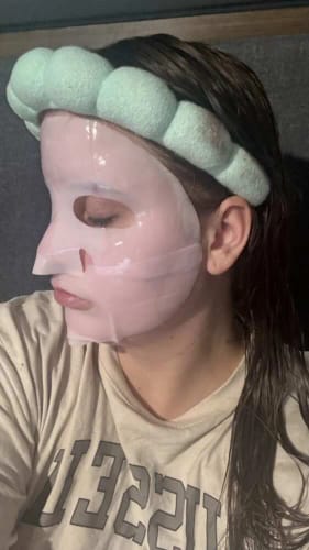 Customer photo review of LUMORA PDRN Renewal Infusion Mask 34ml x 4 sheets