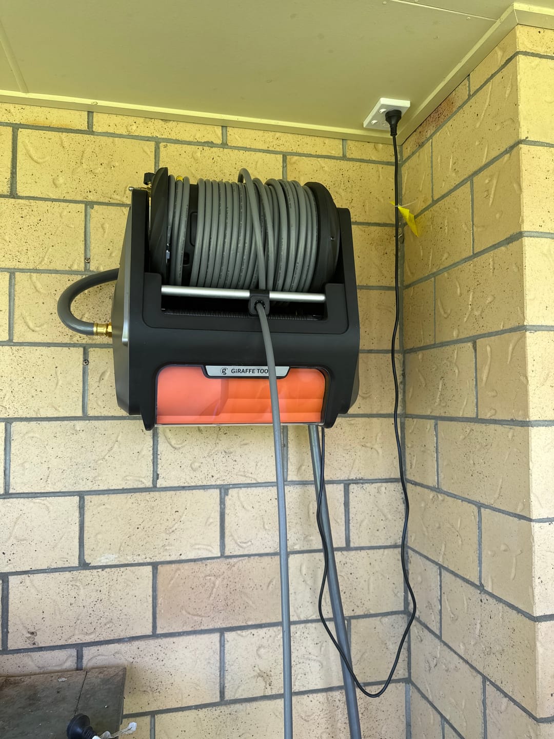 Customer photo review of Grandfalls Retractable Pressure Washer Pro