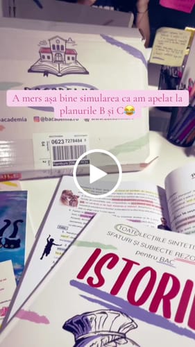 Recenzie cu videoclip de la un client despre Pachet Bacalaureat (Română + Istorie + Logică) Bacademia