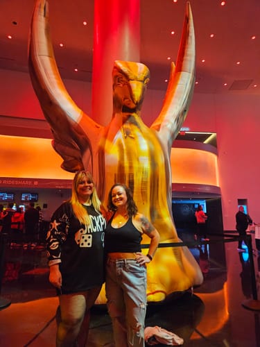 Customer photo review of Black Jackpot Hockey Jersey