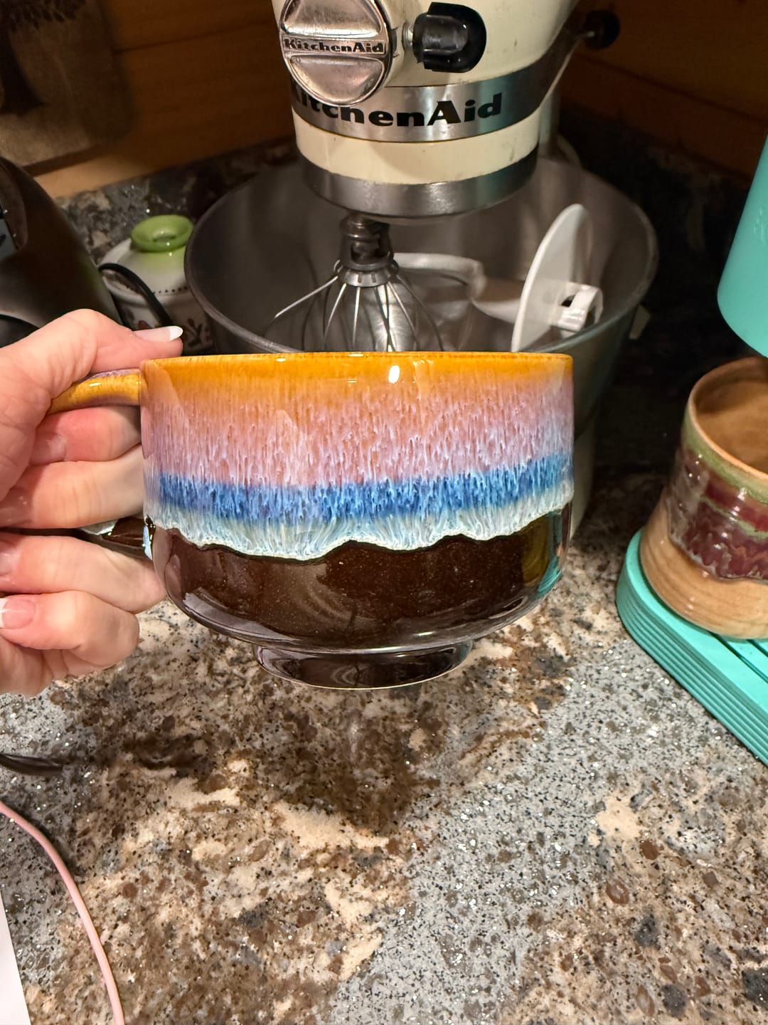 Customer photo review of Monsoon Handle Mug 16oz
